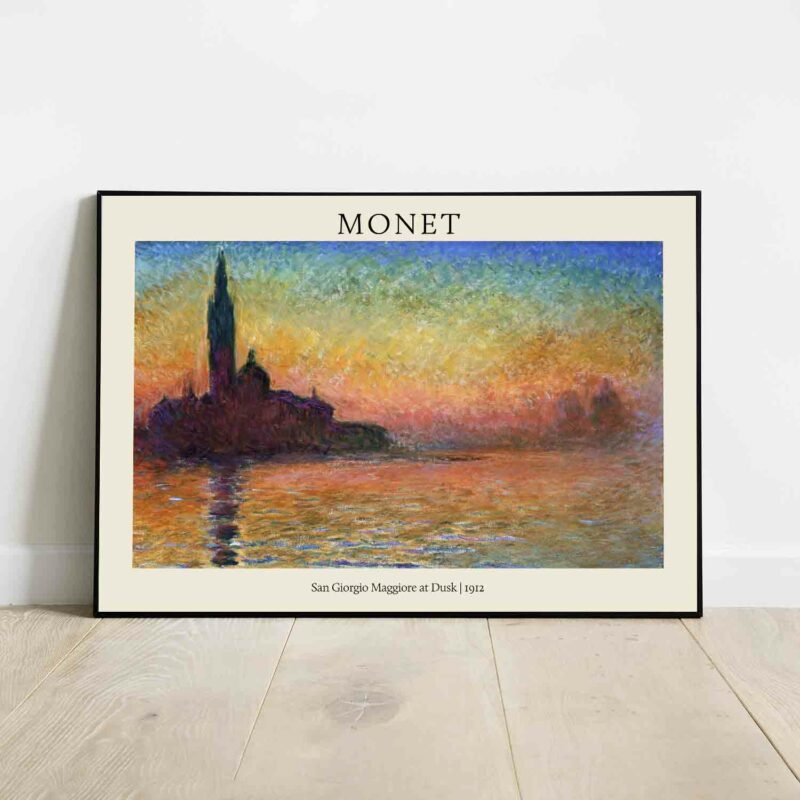 San Giorgio Maggiore at Dusk, 1912 Poster