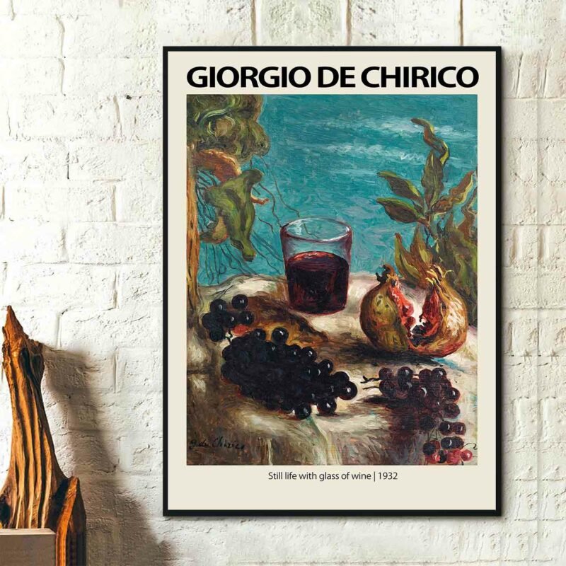 Still life with glass of wine 1932 Poster