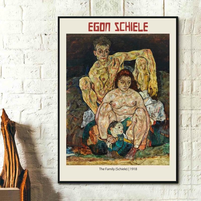 The Family (Schiele) 1918 Poster