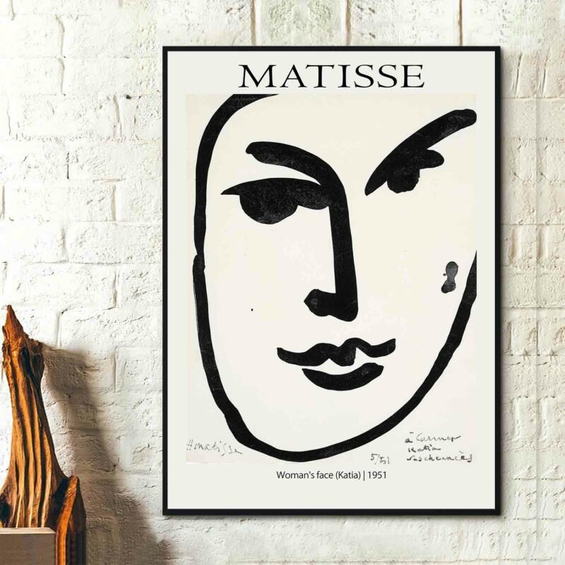 Woman's face (Katia) 1951 Poster