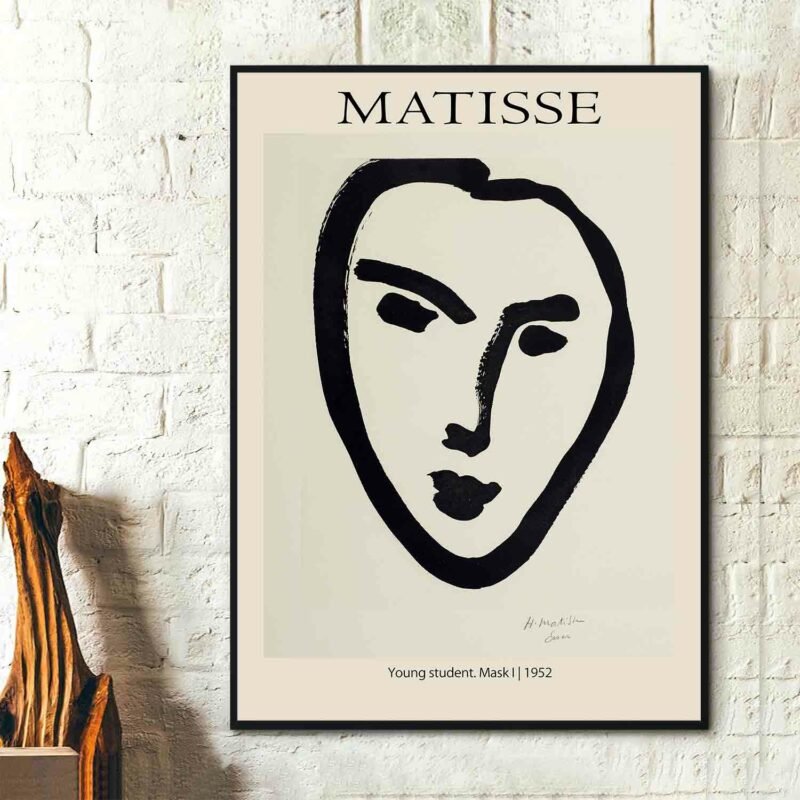 Young student. Mask I 1952 Poster
