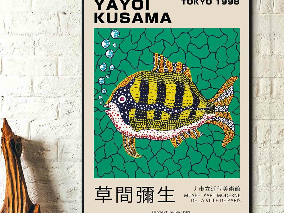 Yayoi Kusama, Fish (1989)