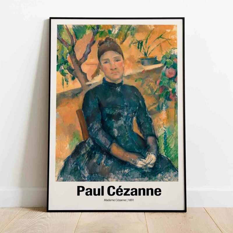 Madame Cézanne, 1891 Painting