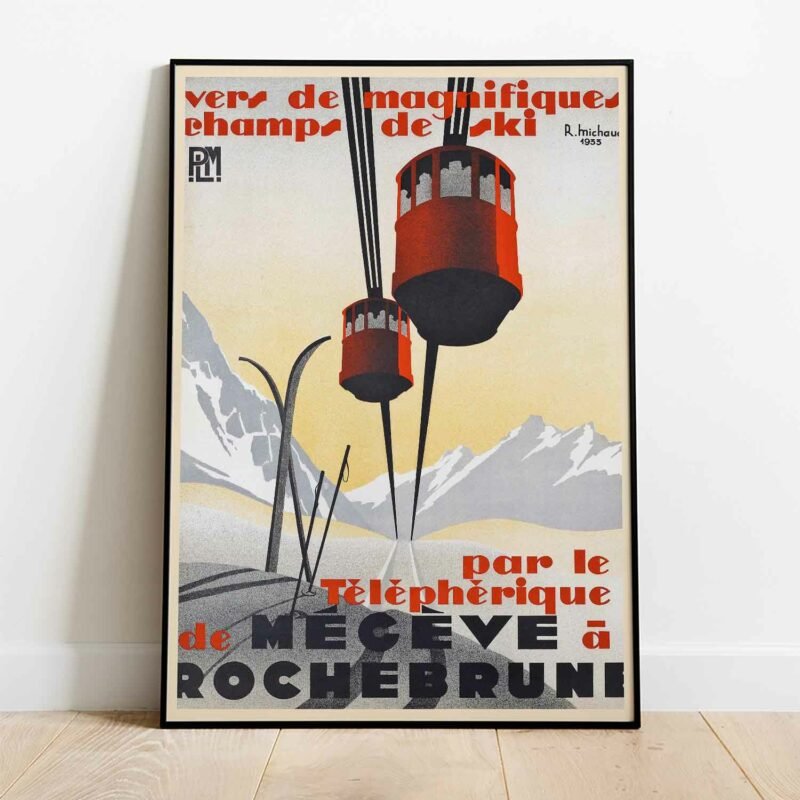 Megeve, 1933 by Rene Michaud Travel Poster