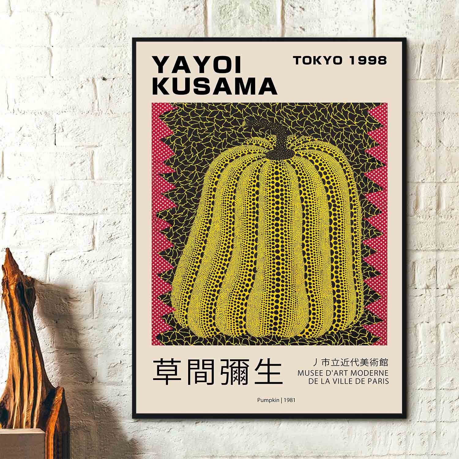 Yayoi Kusama - Pumpkin Colorfull Poster for Sale by penrosej121