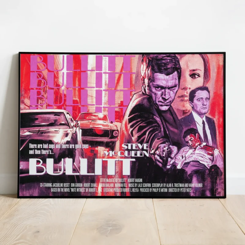 Bullitt 1968 - Steve McQueen - Alternative Movie Poster