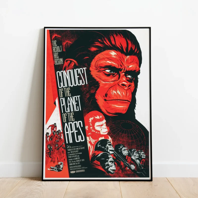 Conquest of the Planet of the Apes 1972 - Alternative Movie Poster