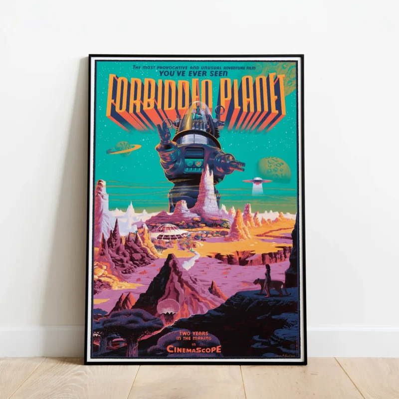 Forbidden Planet 1956 - Alternative Movie Poster