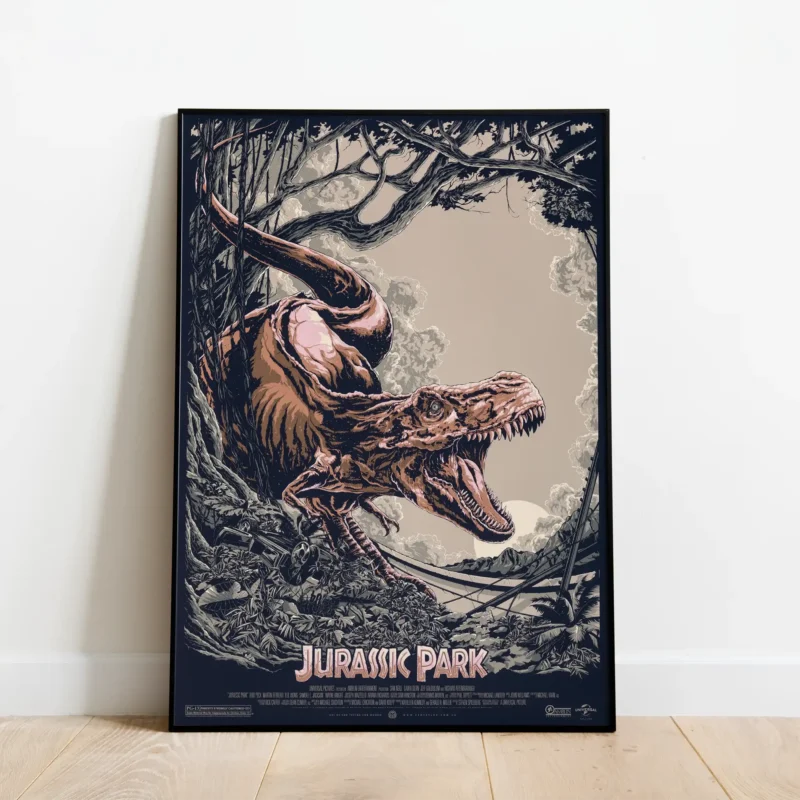 Jurassic Park 1993 Style 3 - Alternative Movie Poster