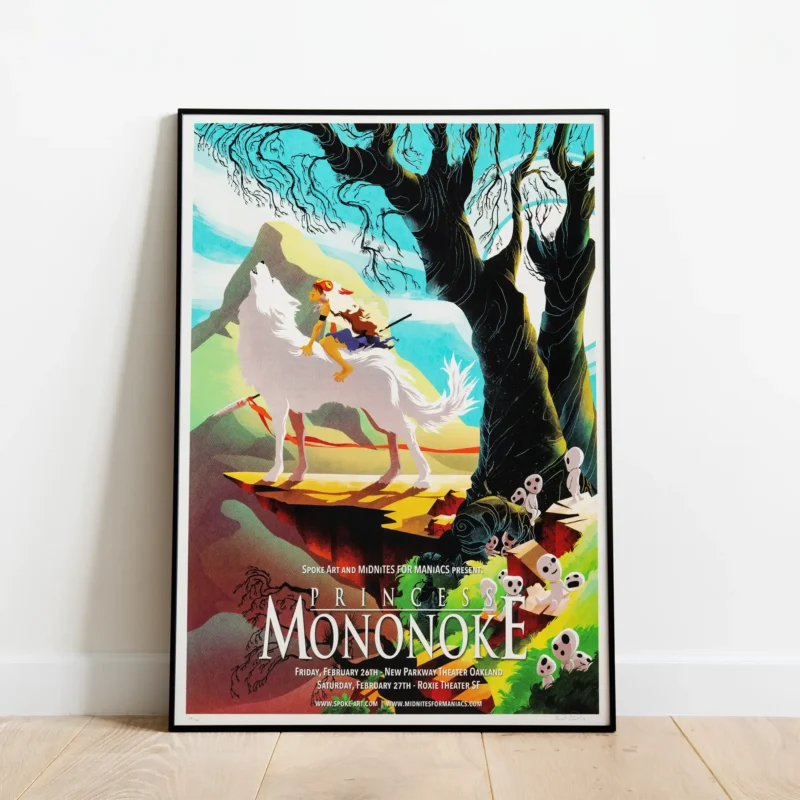 Princess Mononoke 1997 - Alternative Movie Poster